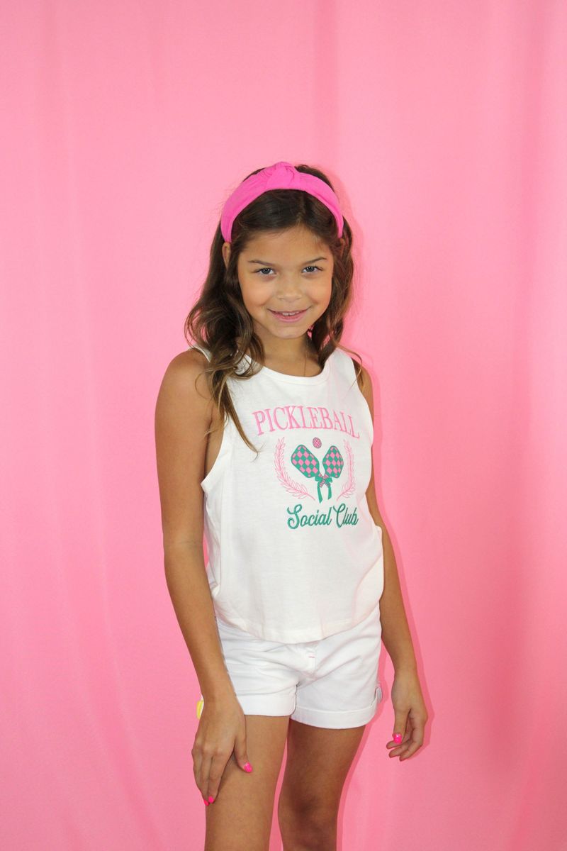 Pickleball Social Club Embroidery Tank