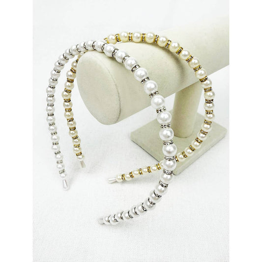 Pearl Rhinestone Headband