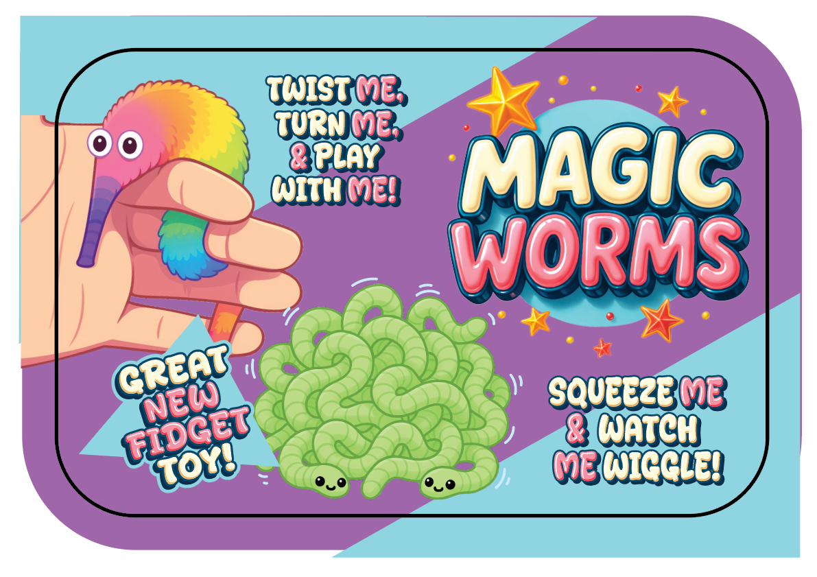 Magic Worms Fidget Toy