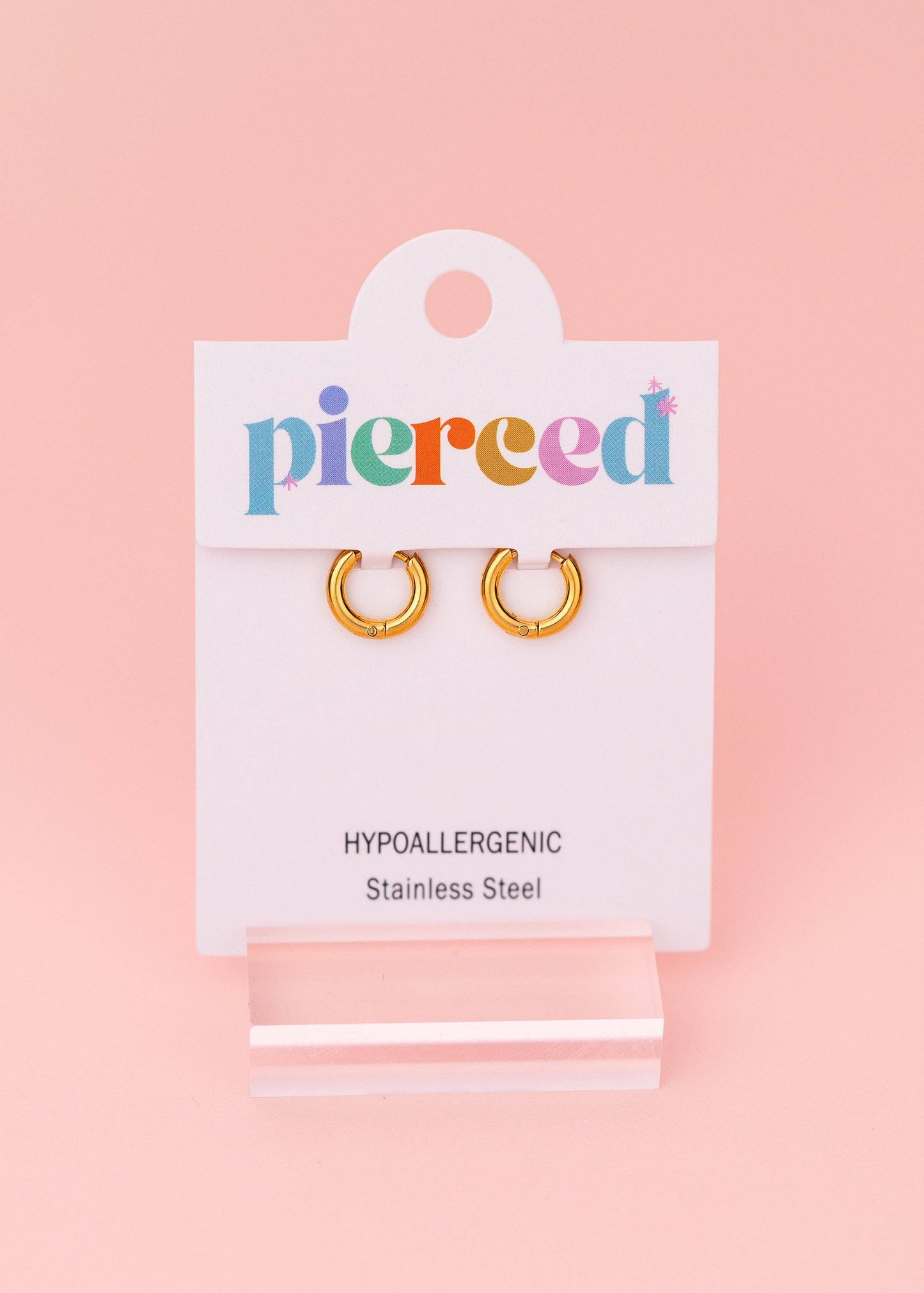 Gold Huggies- Pierced Co