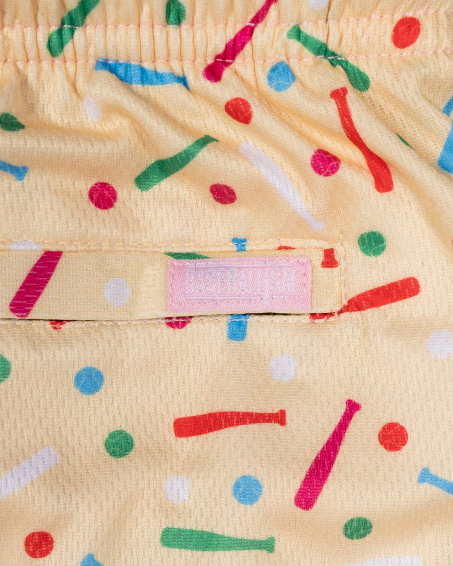 Batter Up Bakery Confetti Cupcake Diamond Air Mesh Shorts