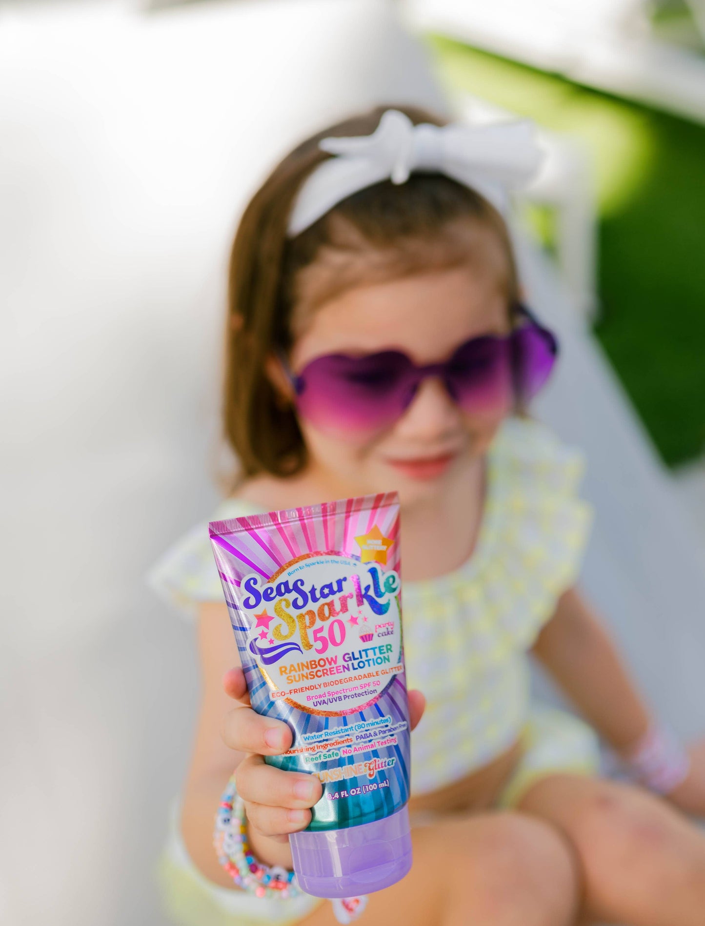 Sea Star Sparkle Cake Glitter Sunscreen