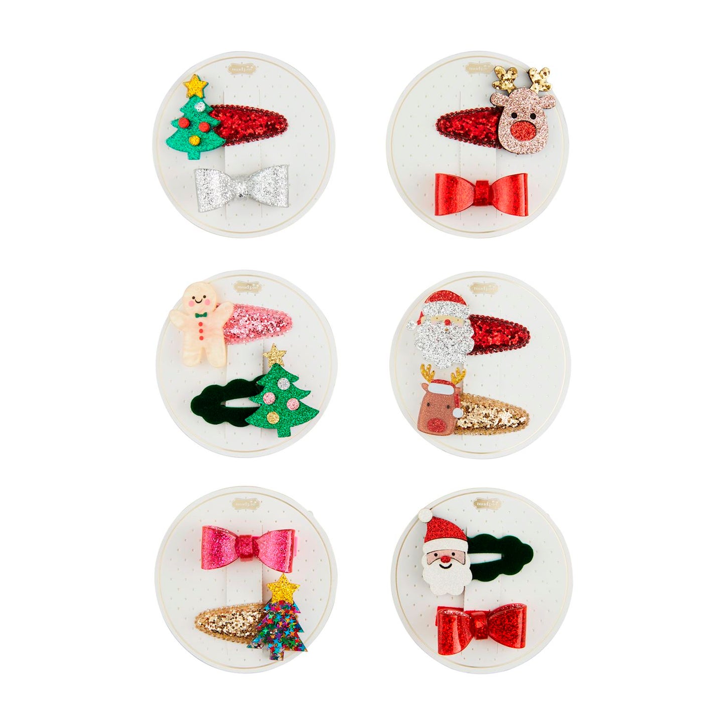 Christmas Hair Clip Sets- Assorted