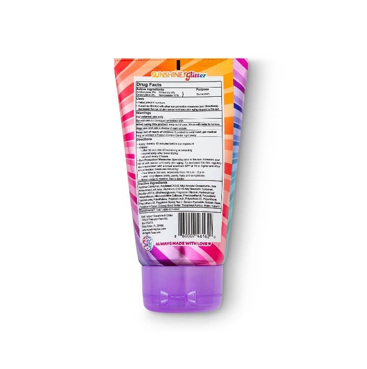 Sea Star Sparkle Cake Glitter Sunscreen