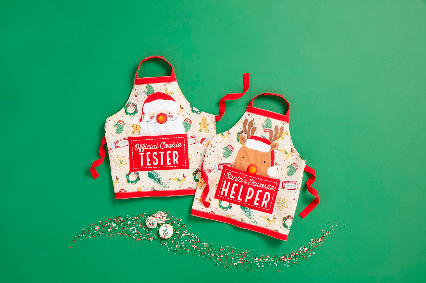 Christmas Light Up Aprons- Assorted