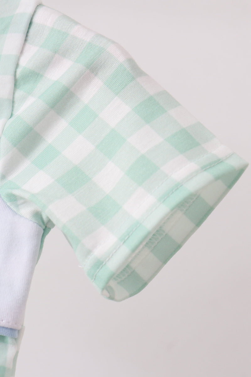 Golf Embroidered Boy Romper