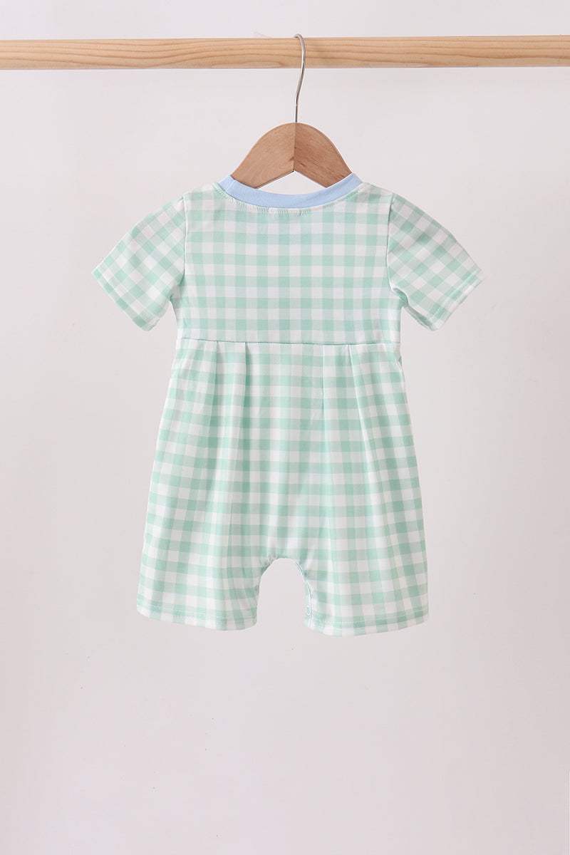 Golf Embroidered Boy Romper