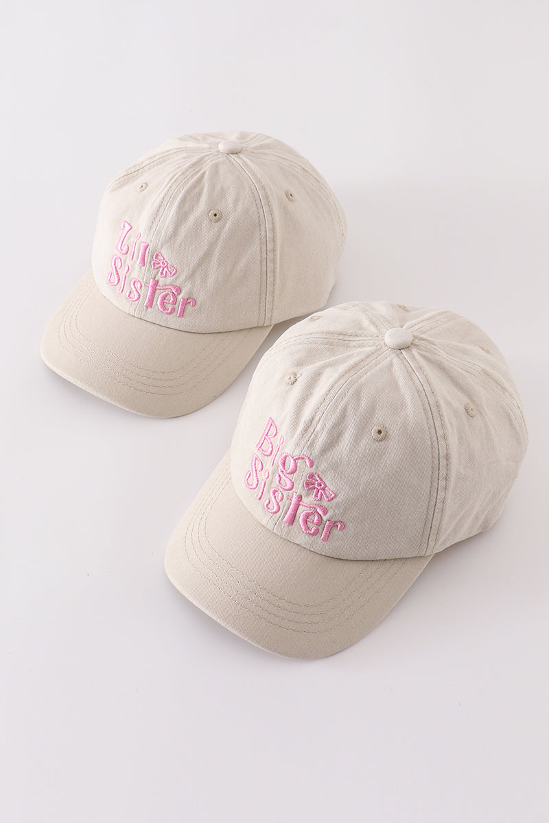 Big Sister/ Lil Sister Embroidered Hats