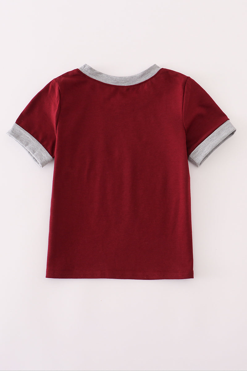Mississippi State Embroidered Tee