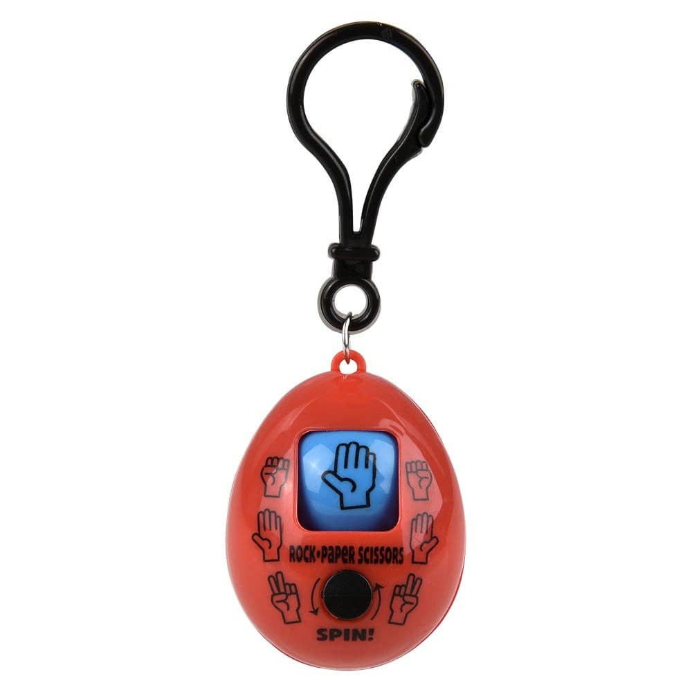 Rock, Paper, Scissors Game Keychain