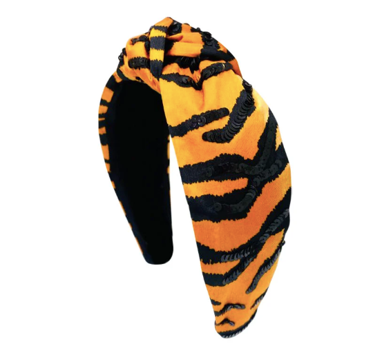 Tiger Sequins Bowknot Headbands