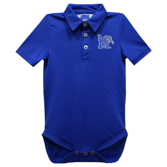 Memphis Tigers Embroidered Polo Bodysuit