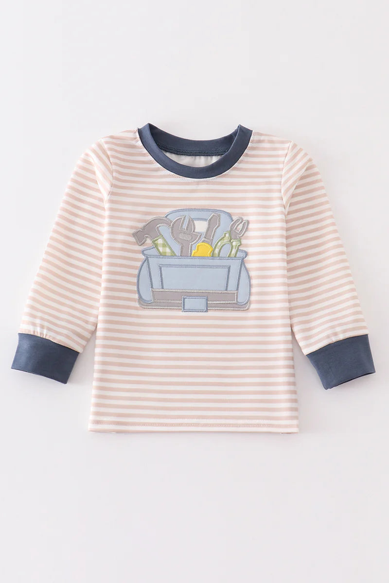 Toolbox Applique Long Sleeve Top