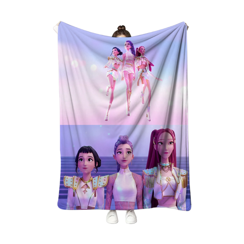 Kpop Demon Hunters Throw Blanket