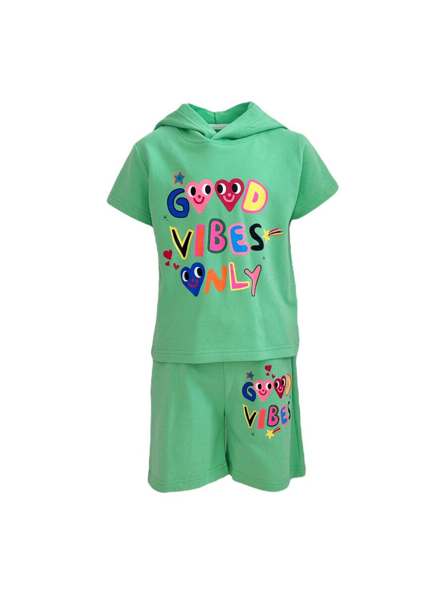 Good Vibes Only Shorts Set