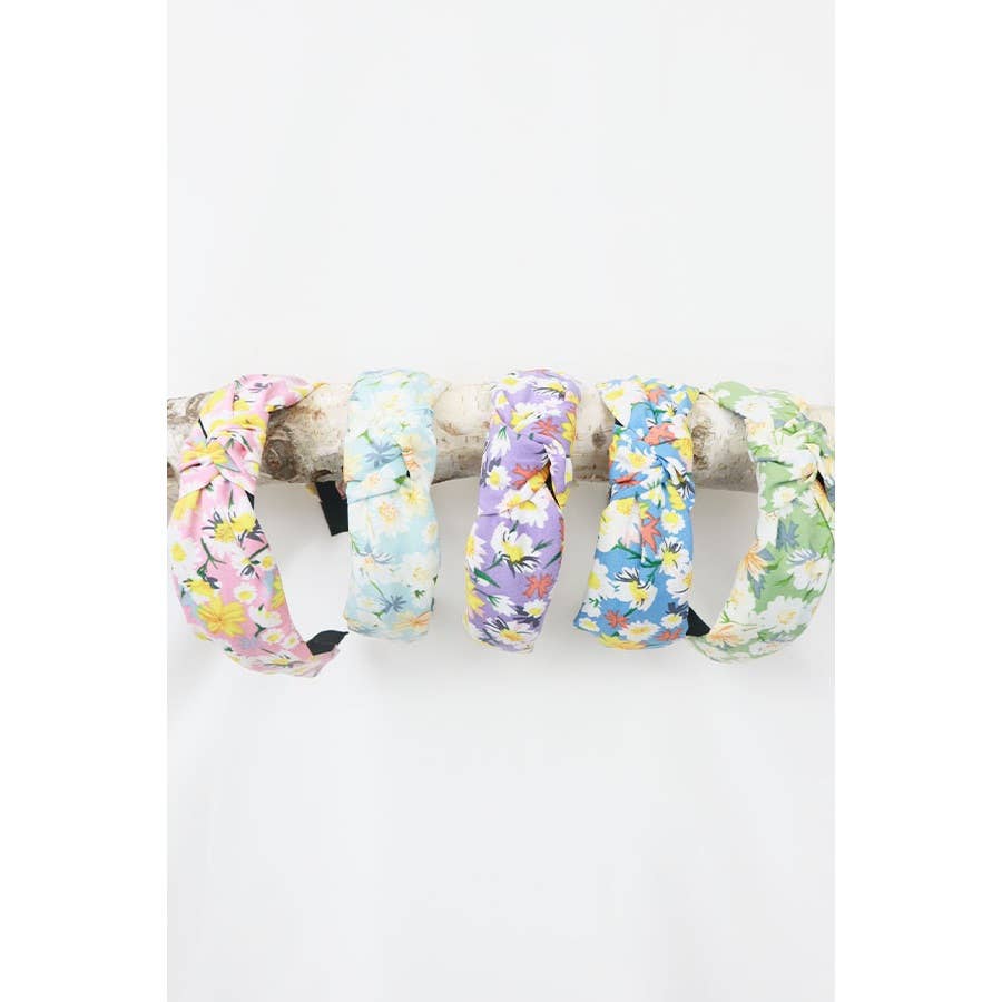 Floral Knotted Headbands- Assorted