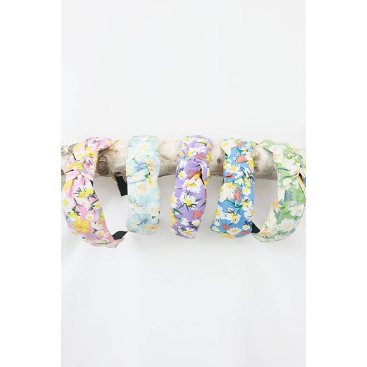 Floral Knotted Headbands- Assorted