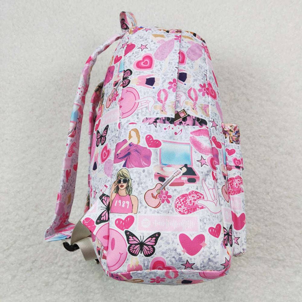 TS Swiftie Collage Pink Backpacks