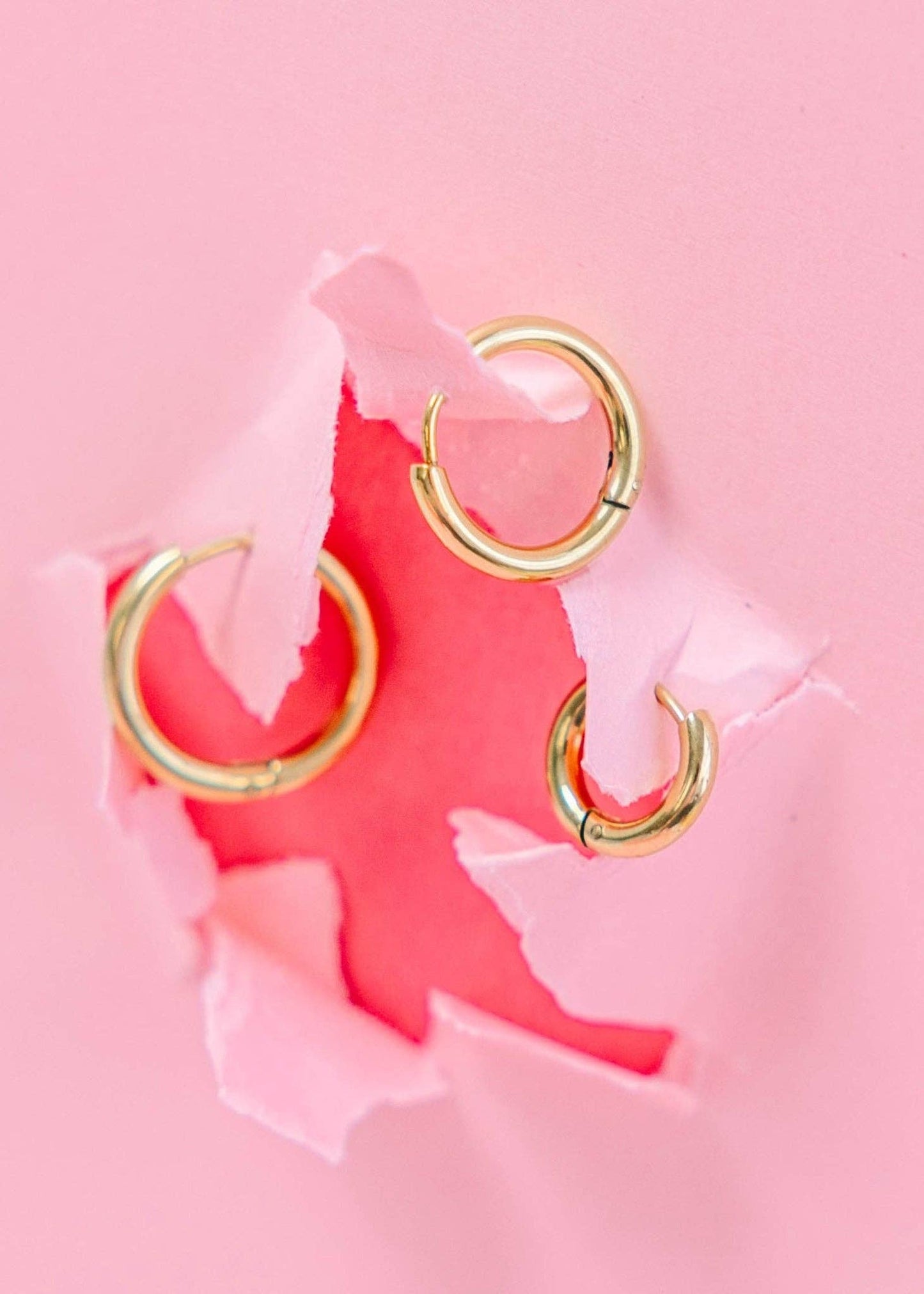 Gold Huggies- Pierced Co
