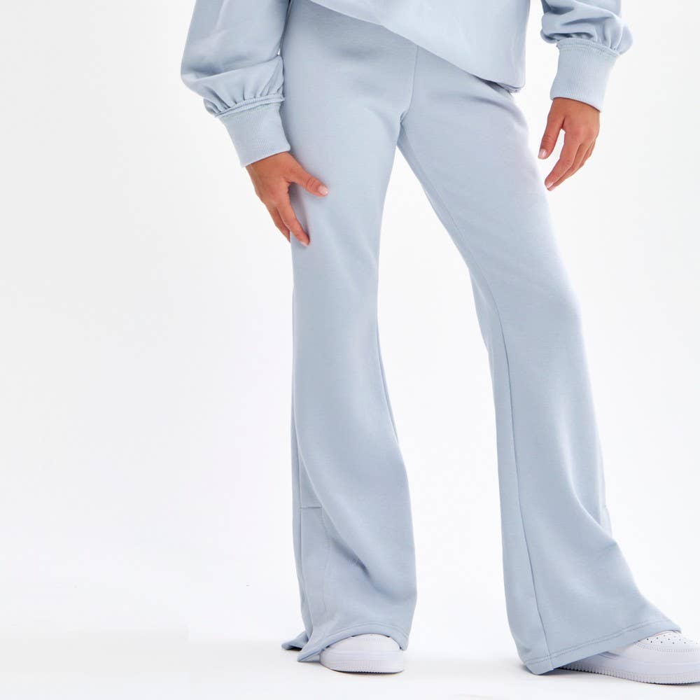 Slit Hem Cotton Pants