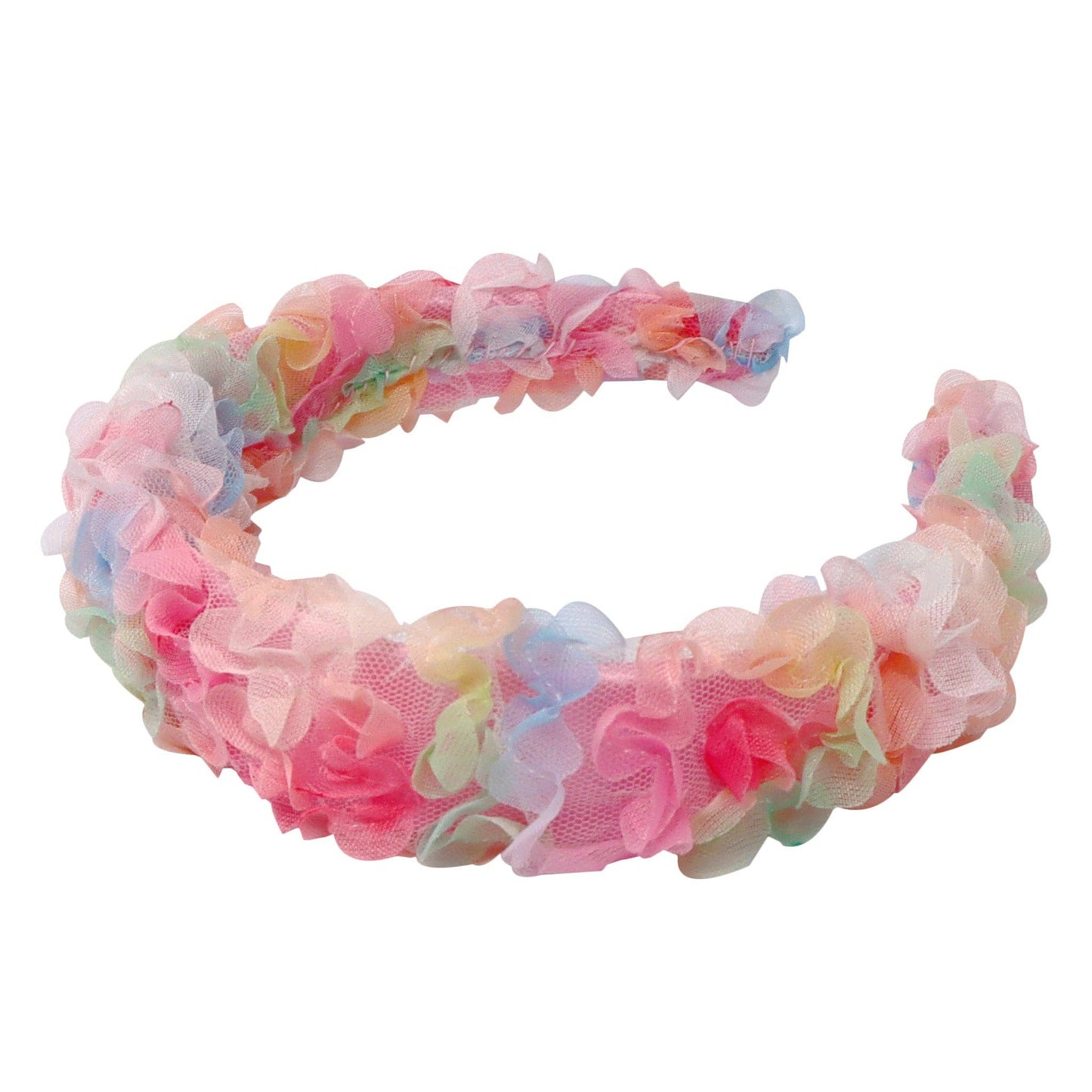 Pastel Rainbow Butterfly Headband