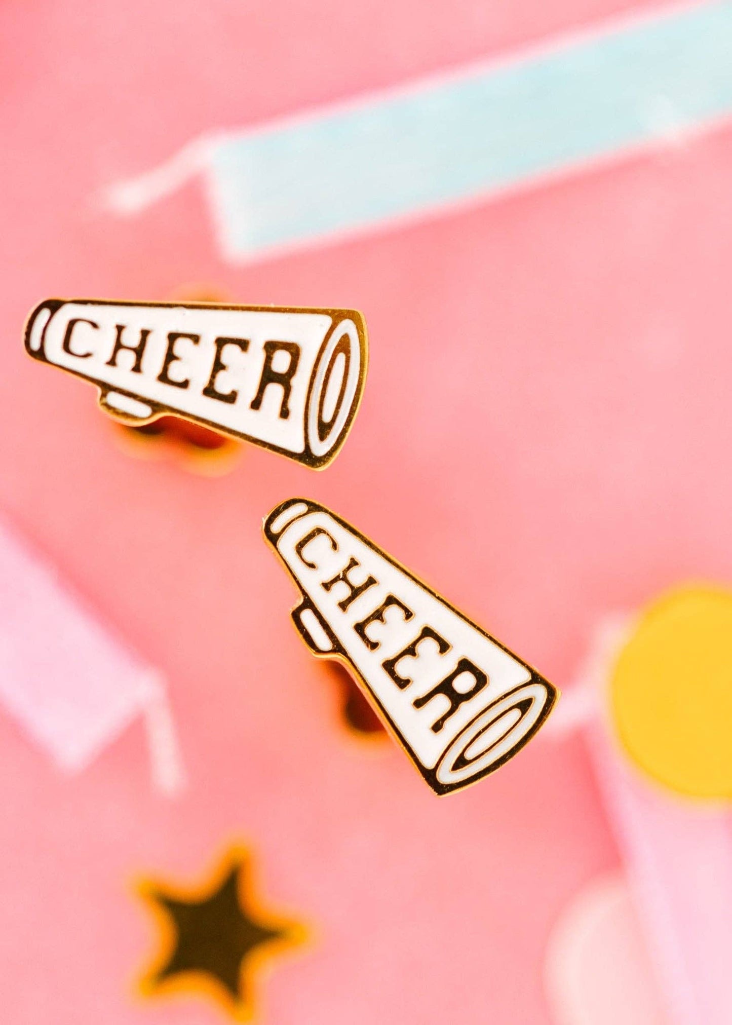 Cheer Screwback Earring Set