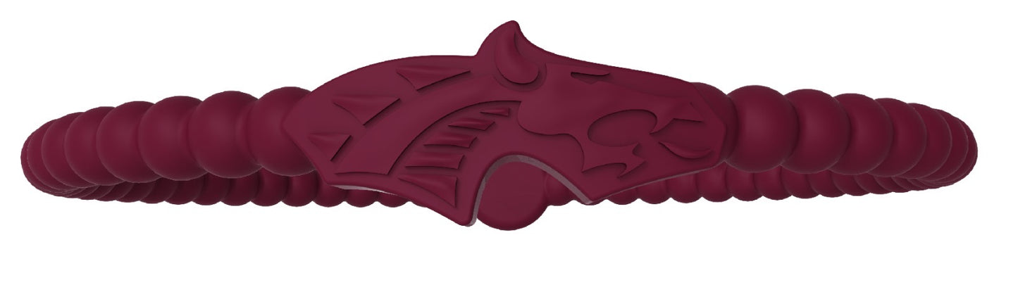 Dragon Silicone Beaded Bracelet