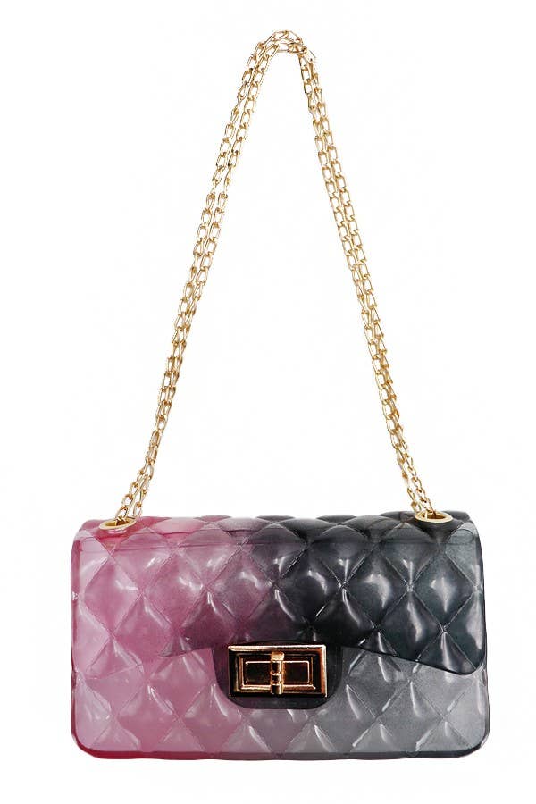 Ombre Diamond Embossed Purse