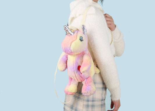 Plushie Heart Unicorn Backpack