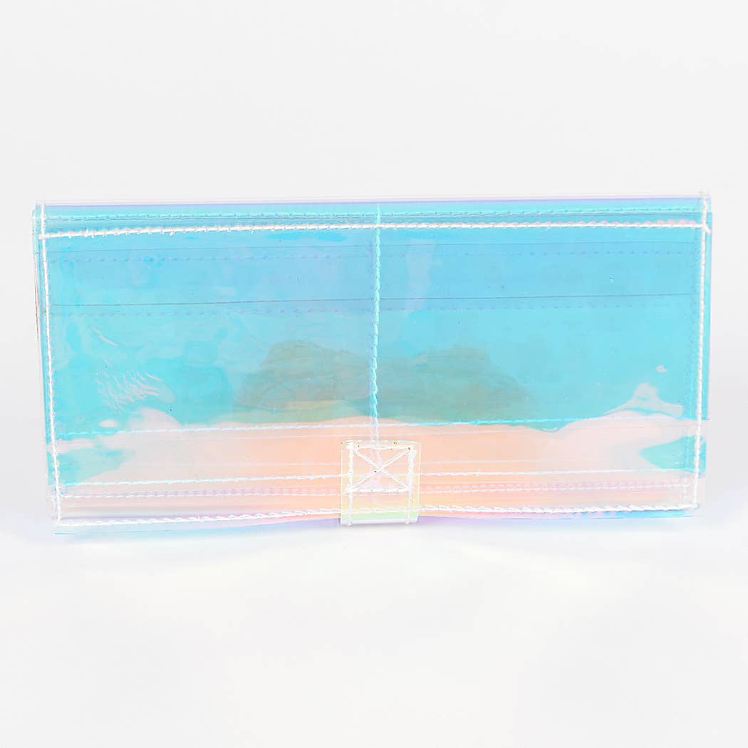 Trifold Iridescent Wallet