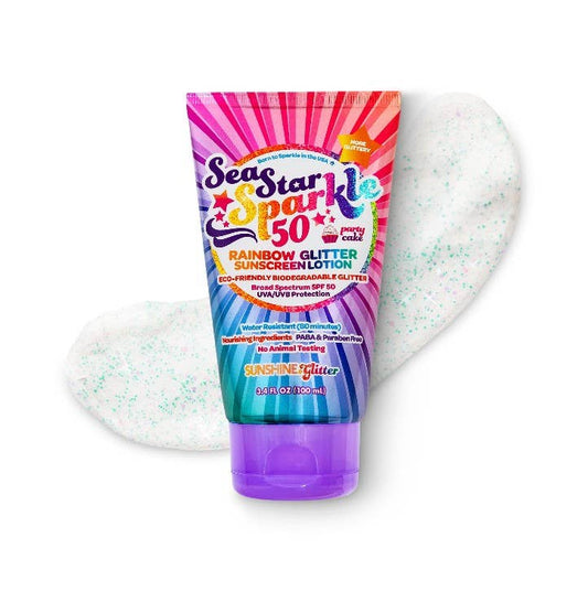 Sea Star Sparkle Cake Glitter Sunscreen