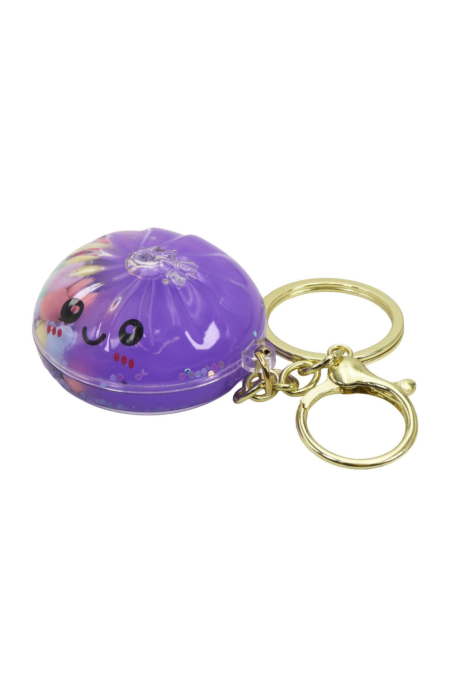 Dumpling Liquid Shaker Keychain