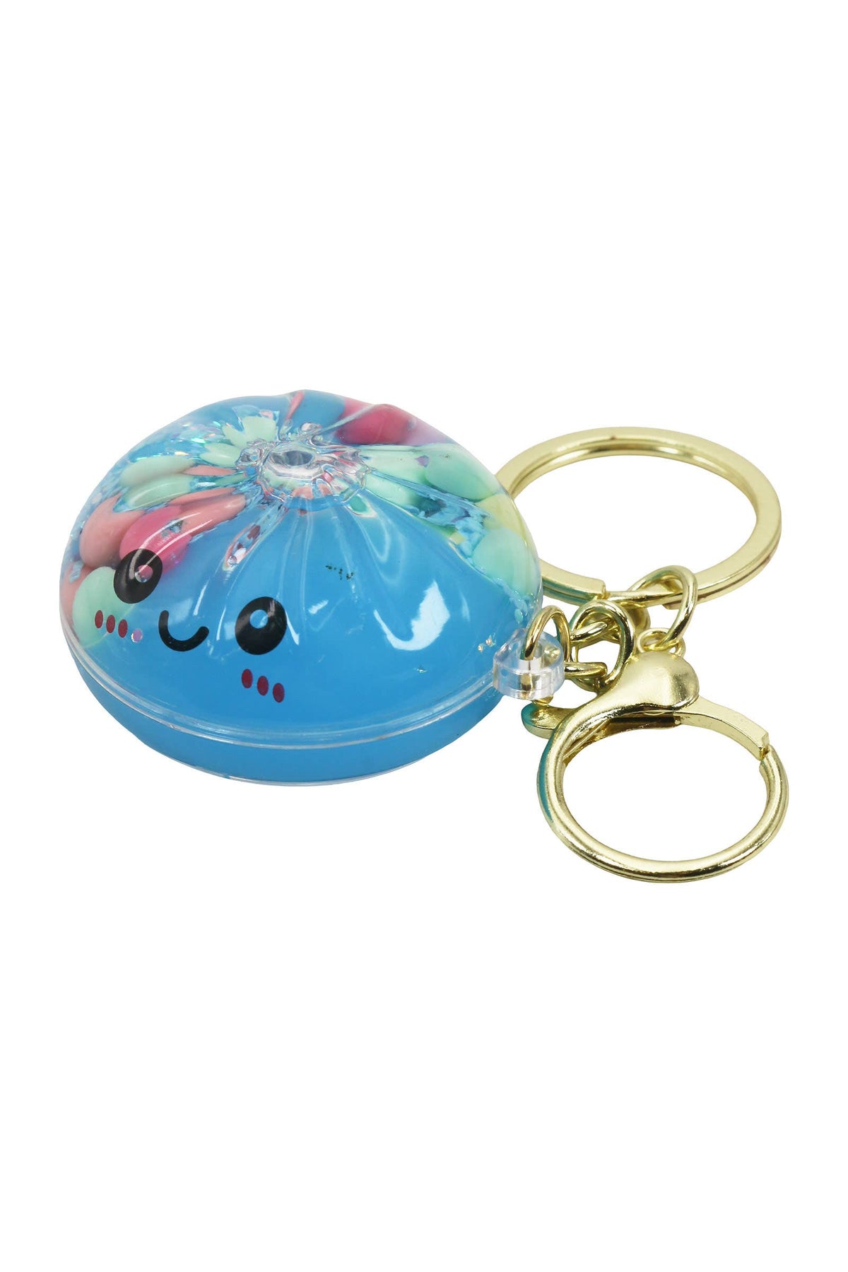 Dumpling Liquid Shaker Keychain