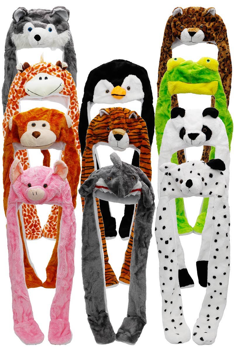 Animal Pals Hat With Long Ear Flaps