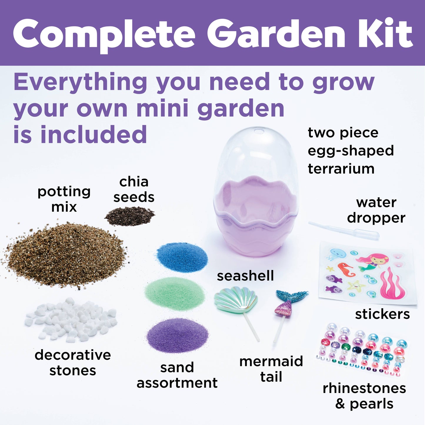 Grow a Mini Garden– Mermaid