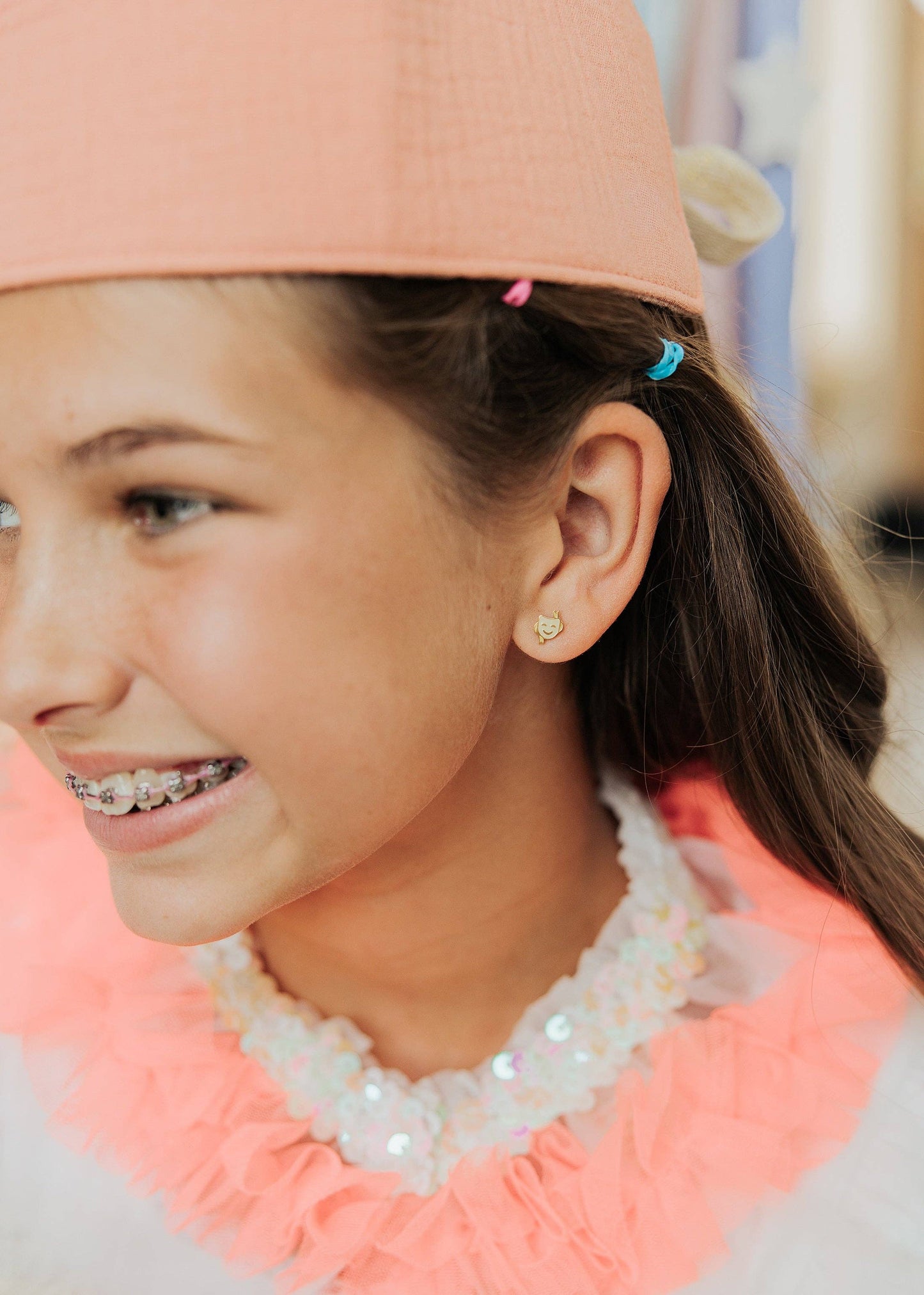 Drama Stud Screwback Earrings