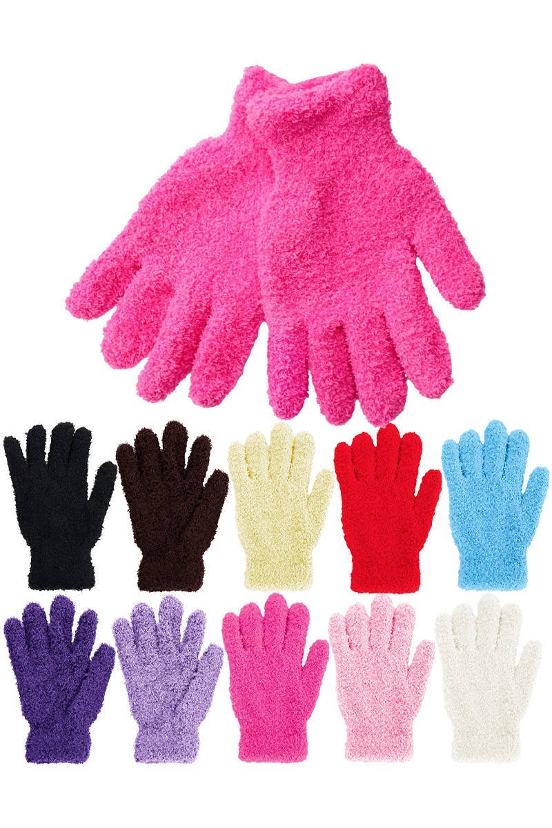 Fuzzy Sherpa Fleece Gloves