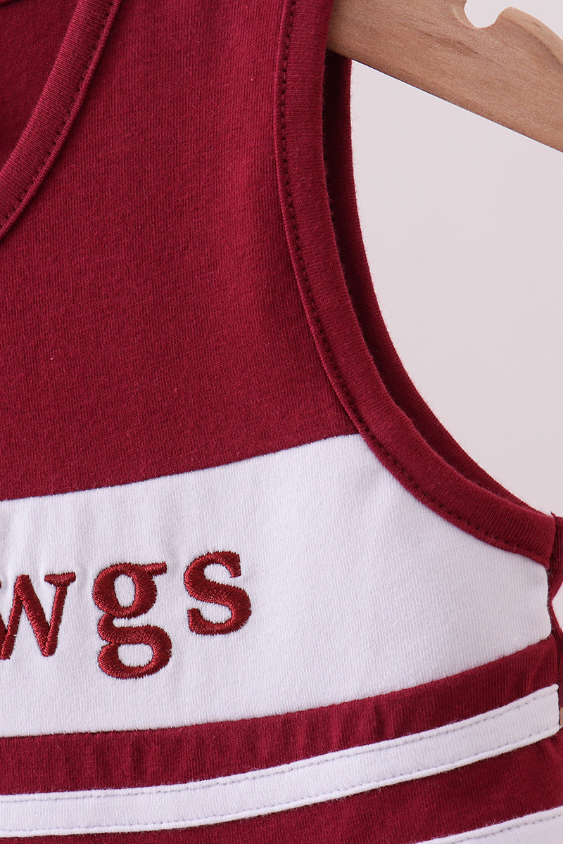 Go Dawgs Maroon Cheerleading Dress