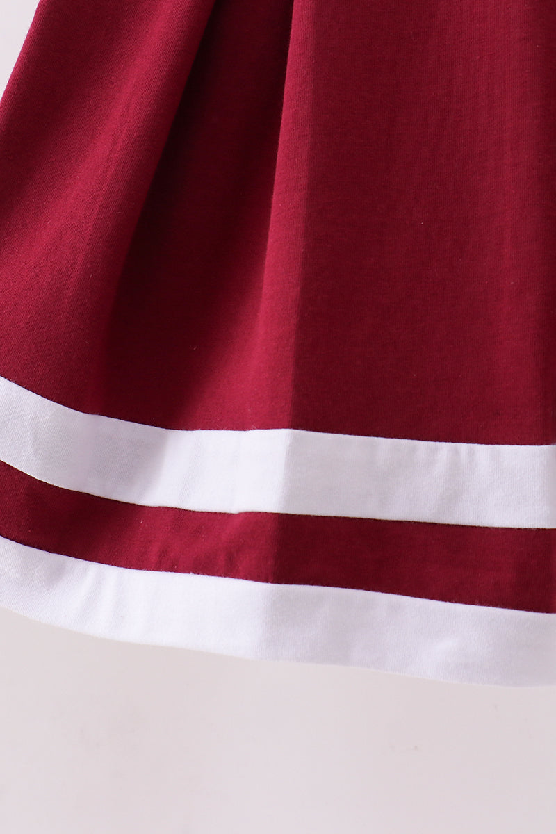 Go Dawgs Maroon Cheerleading Dress