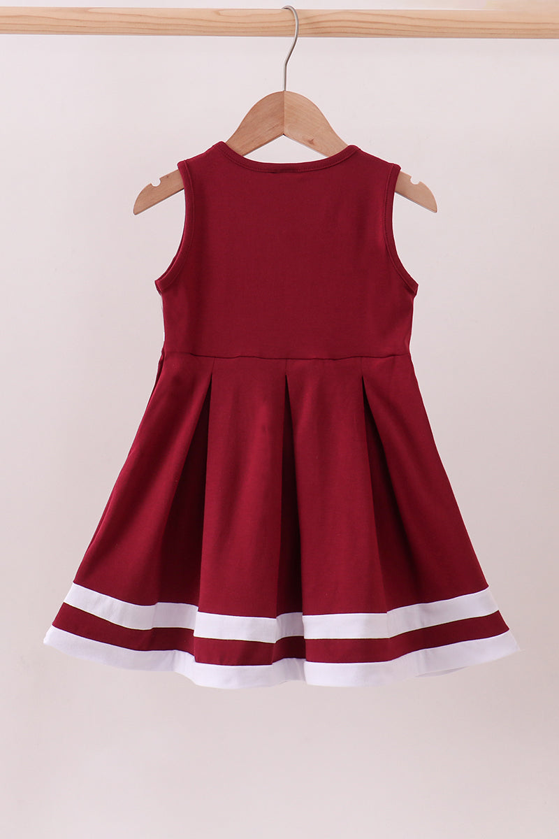 Go Dawgs Maroon Cheerleading Dress