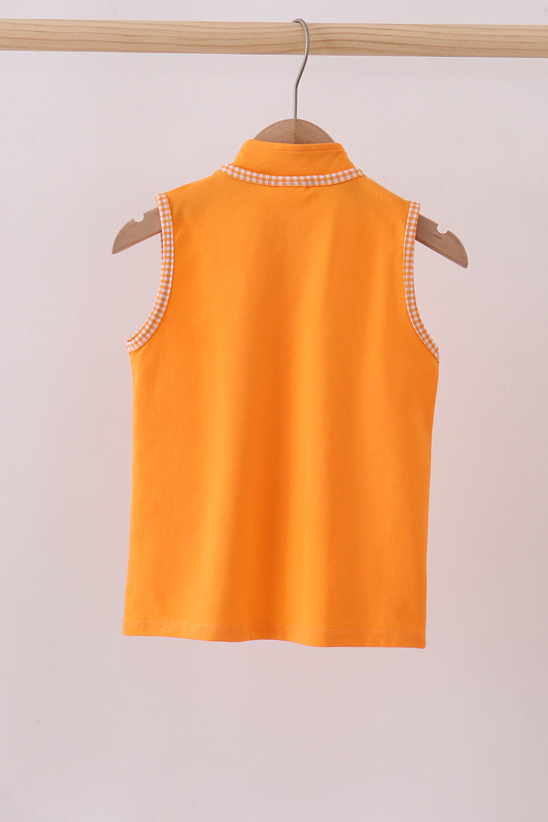 UT Orange Embroidered Vest