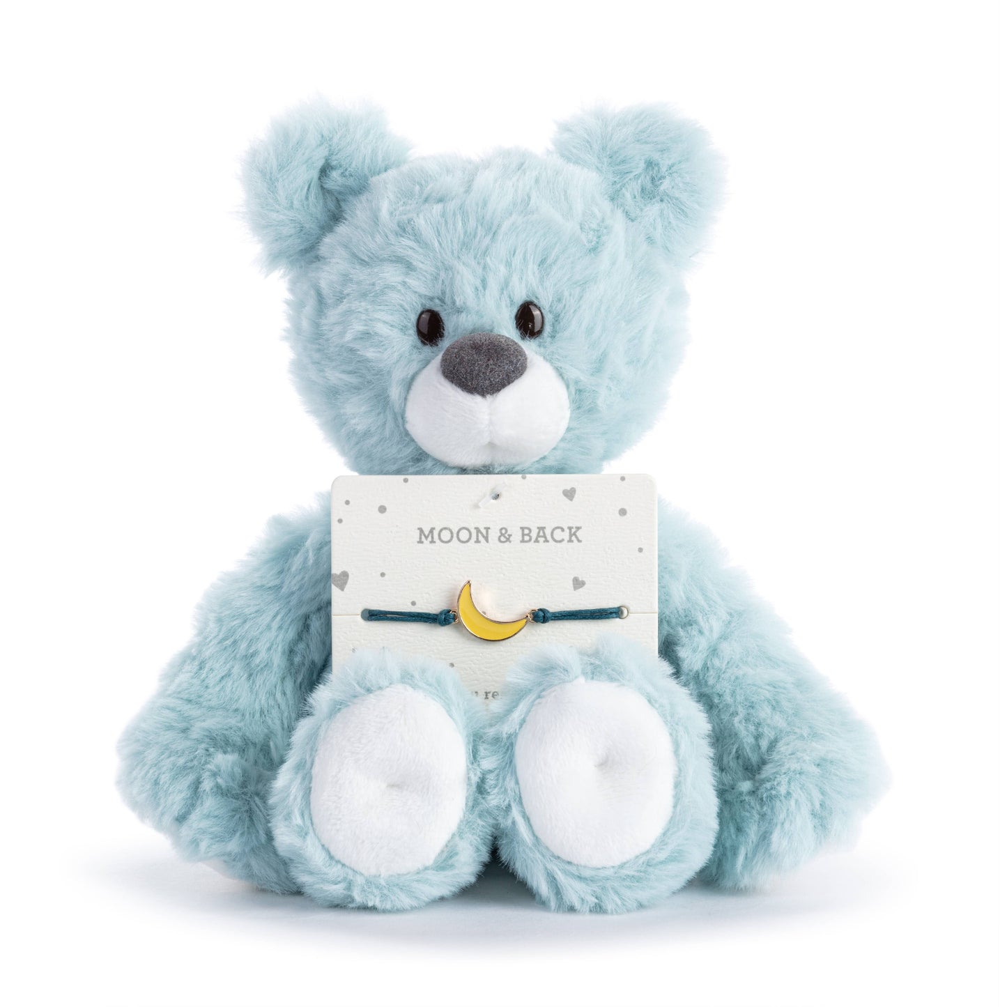 Moon and Back Bear Bracelet Gift Set