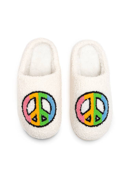 Peace Sign Slippers