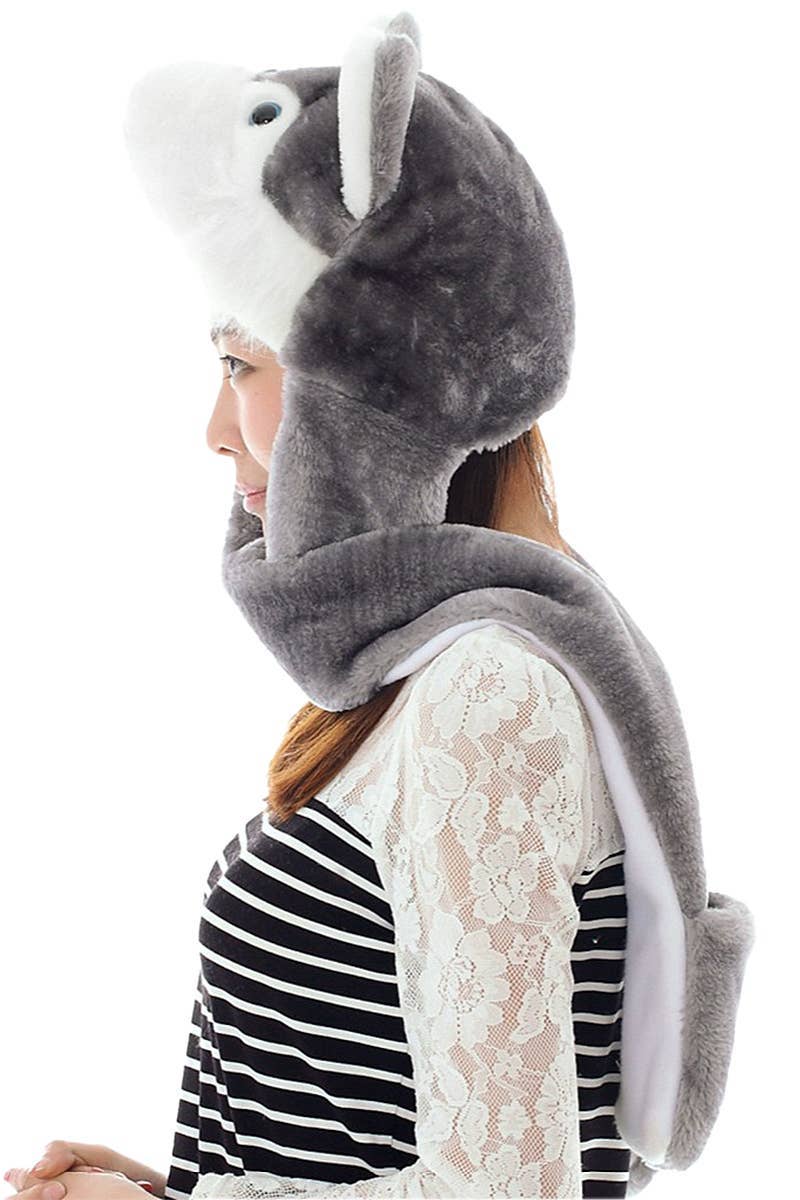 Animal Pals Hat With Long Ear Flaps