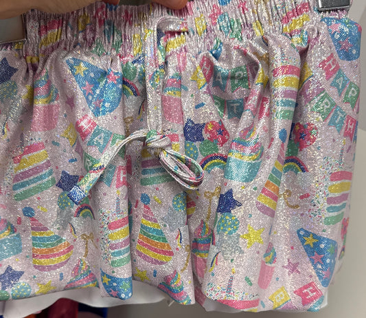 Birthday Shimmer Butterfly Shorts