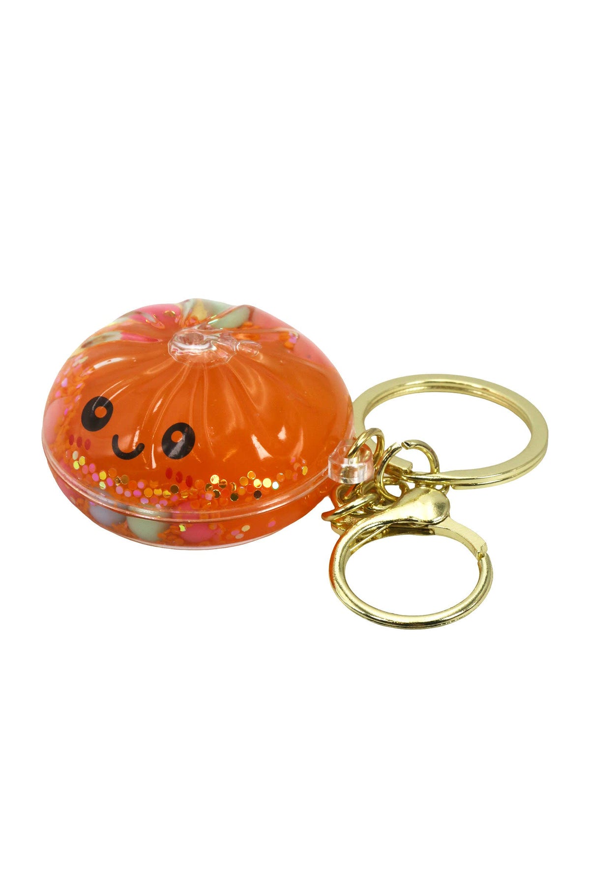 Dumpling Liquid Shaker Keychain