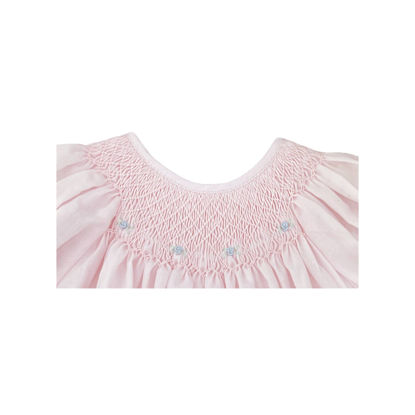 Smocked Daygown with Raglan Embroidery