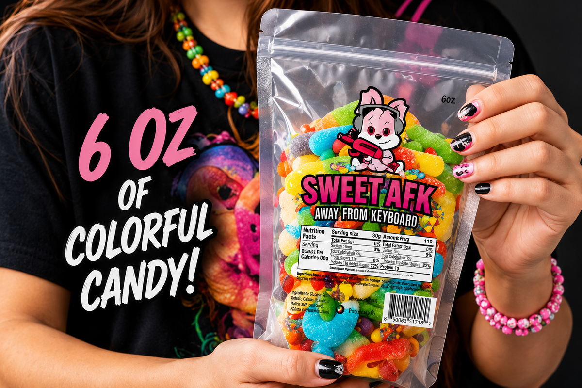 Colorful Assorted Gummy Candy Mix