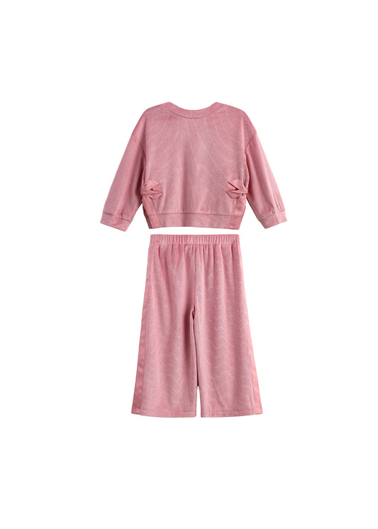 Bowtiful Blush 2 Piece Pant Set
