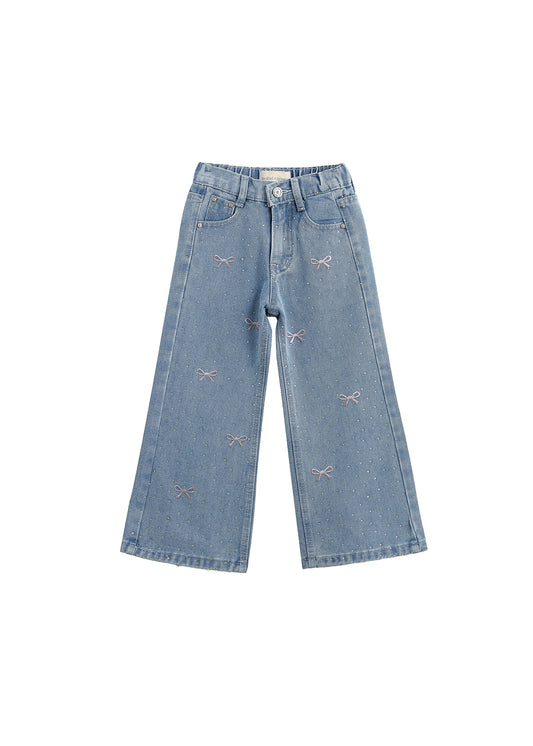 Bows & Bling Denim Pants
